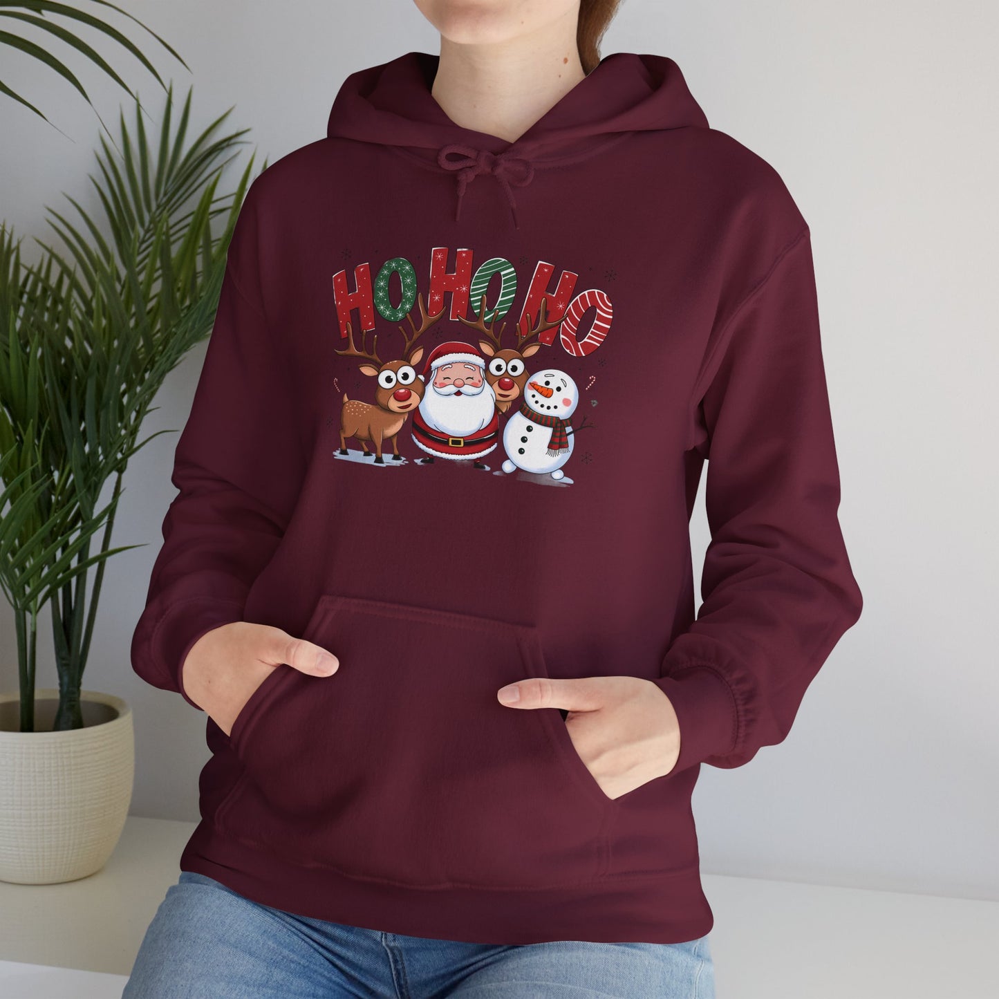 HoHoHo Unisex Heavy Blend™ Hooded Sweatshirt - S - 3X
