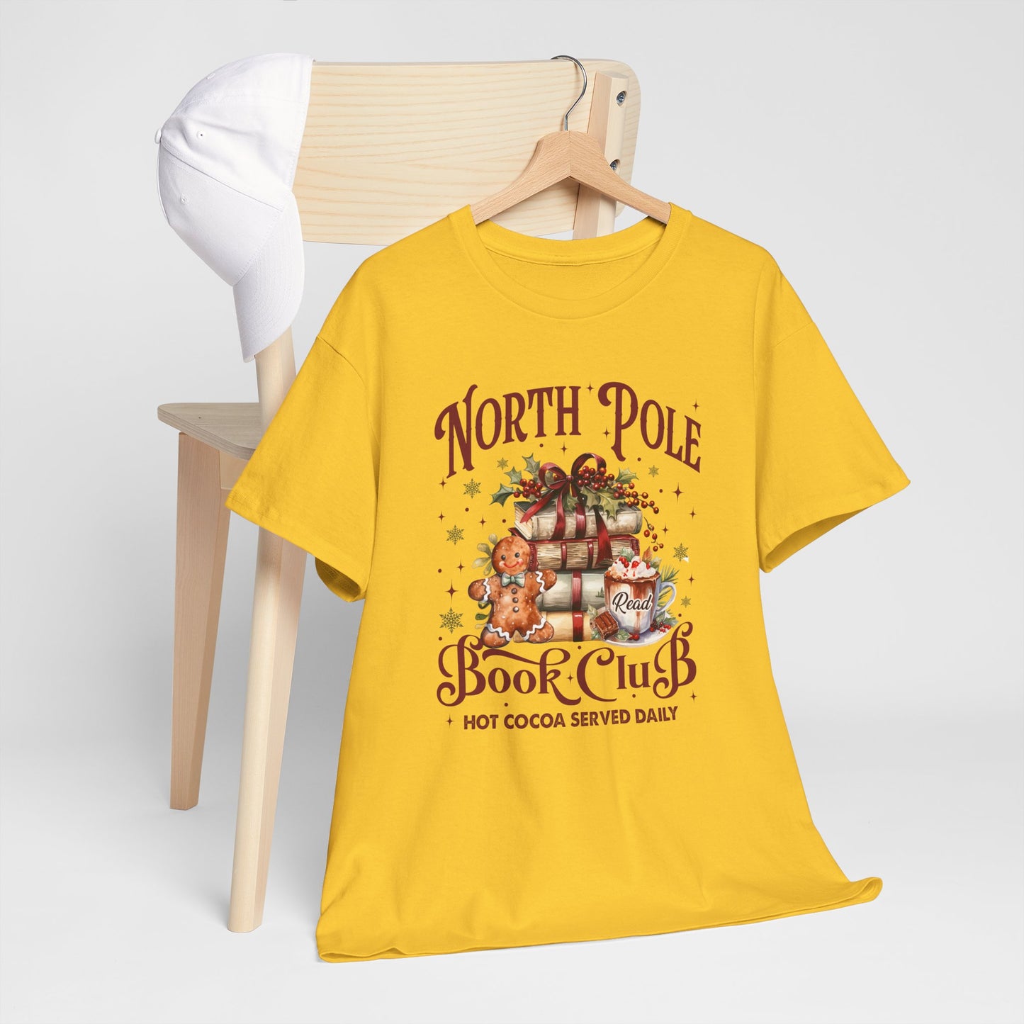 North Pole Book Club Unisex Heavy Cotton Tee - sizes S - 3X
