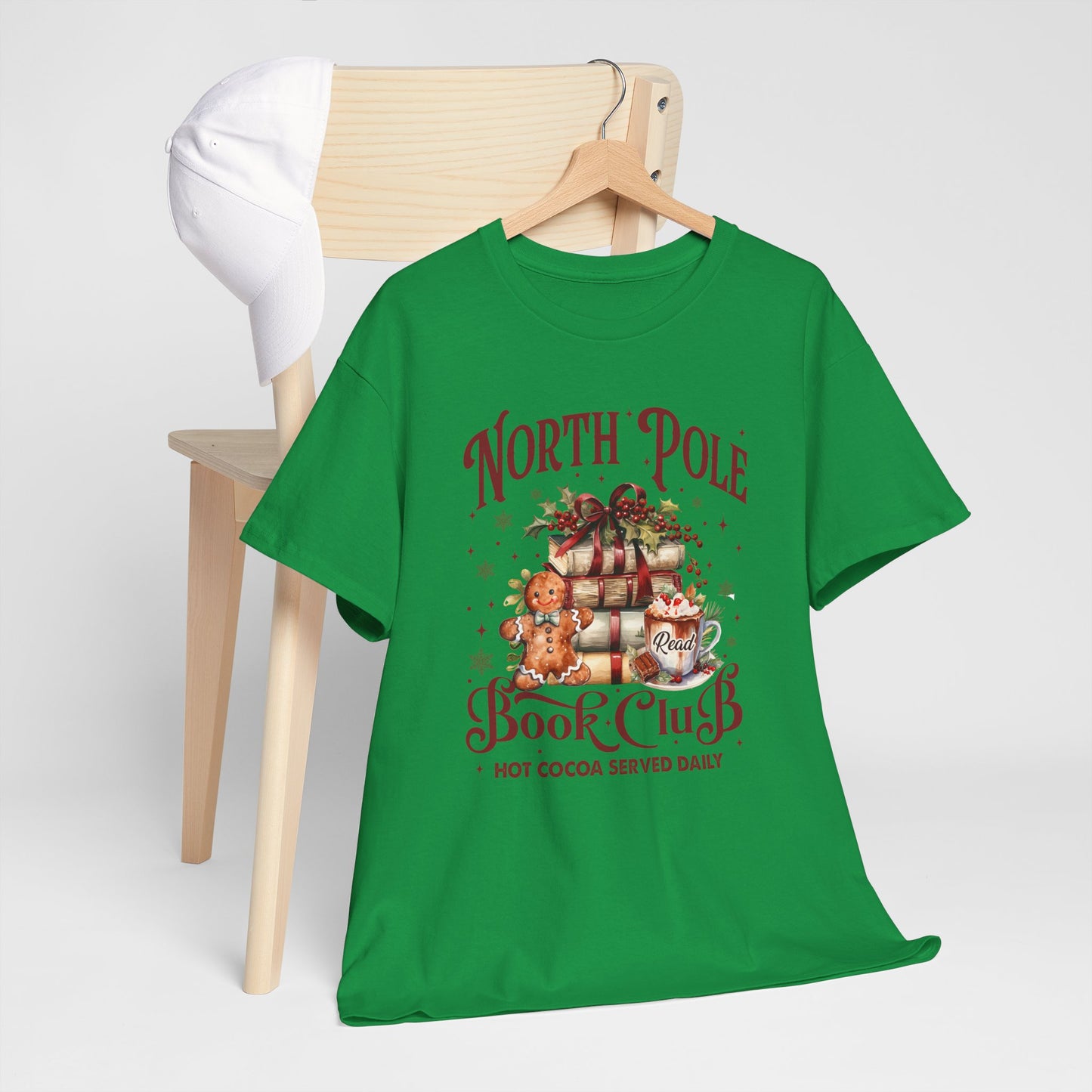 North Pole Book Club Unisex Heavy Cotton Tee - sizes S - 3X