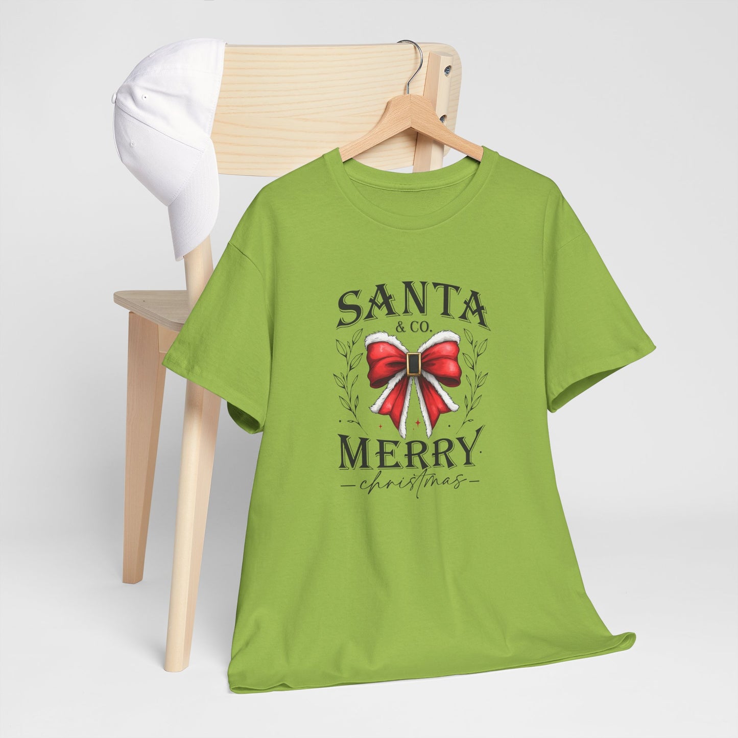 Santa and Company Merry Christmas Unisex Heavy Cotton Tee - sizes S - 5X