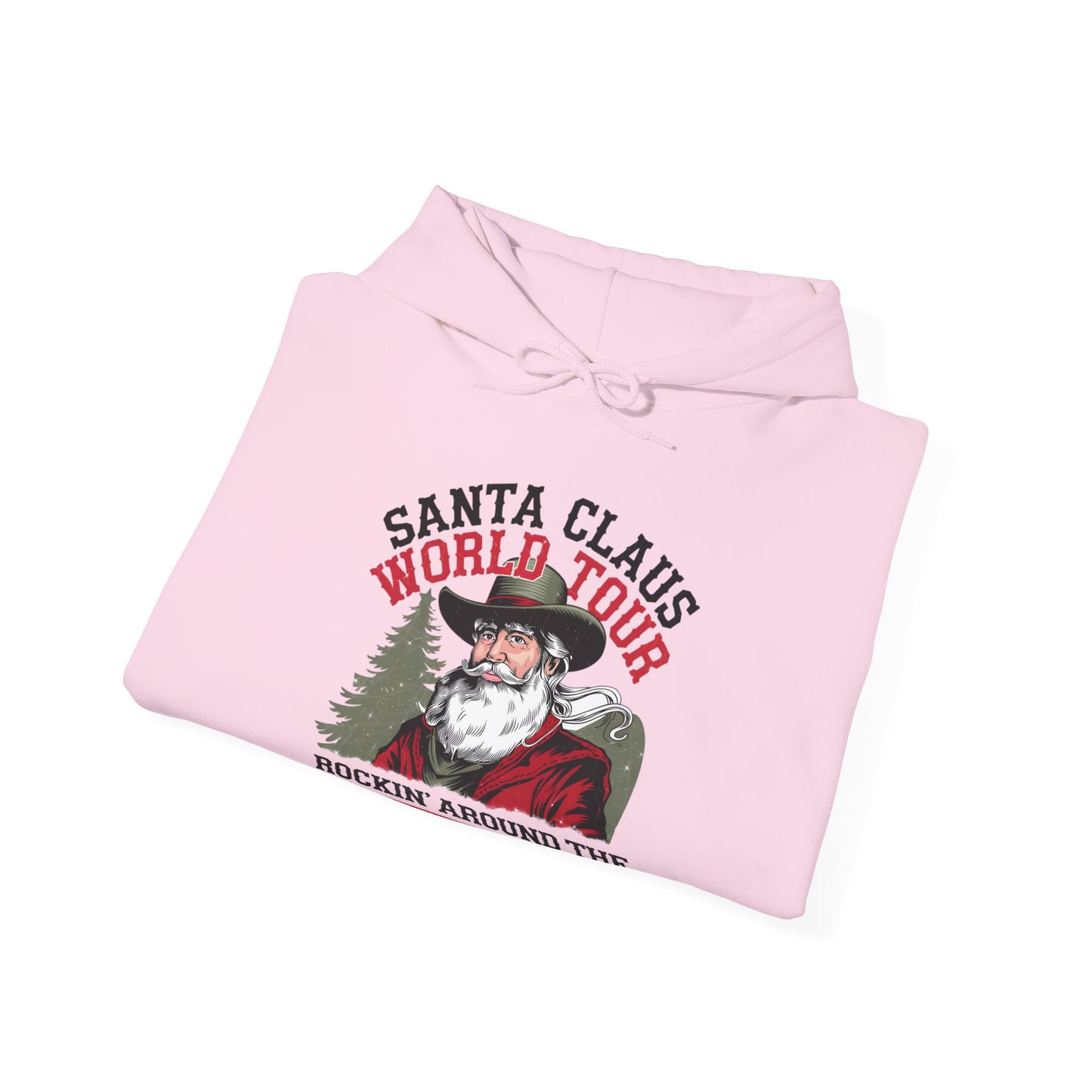 Santa Claus World Tour Unisex Heavy Blend™ Hooded Sweatshirt - sizes S - 3X - Rocking Around the Christmas Tree