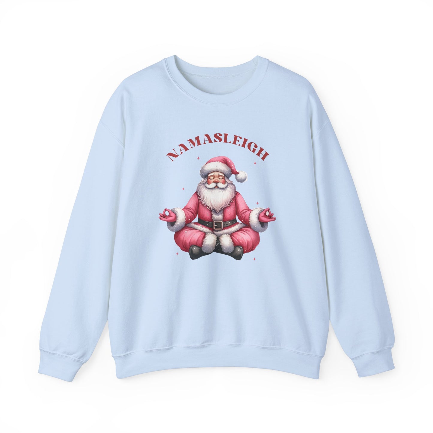 Santa Namasleigh Unisex Heavy Blend™ Crewneck Sweatshirt - size S - 3X