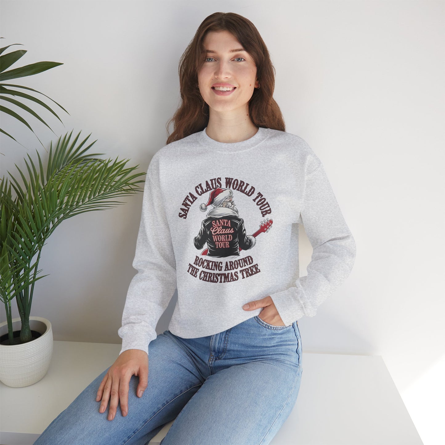 Santa Claus World Tour Unisex Heavy Blend™ Crewneck Sweatshirt - sizes S-3X