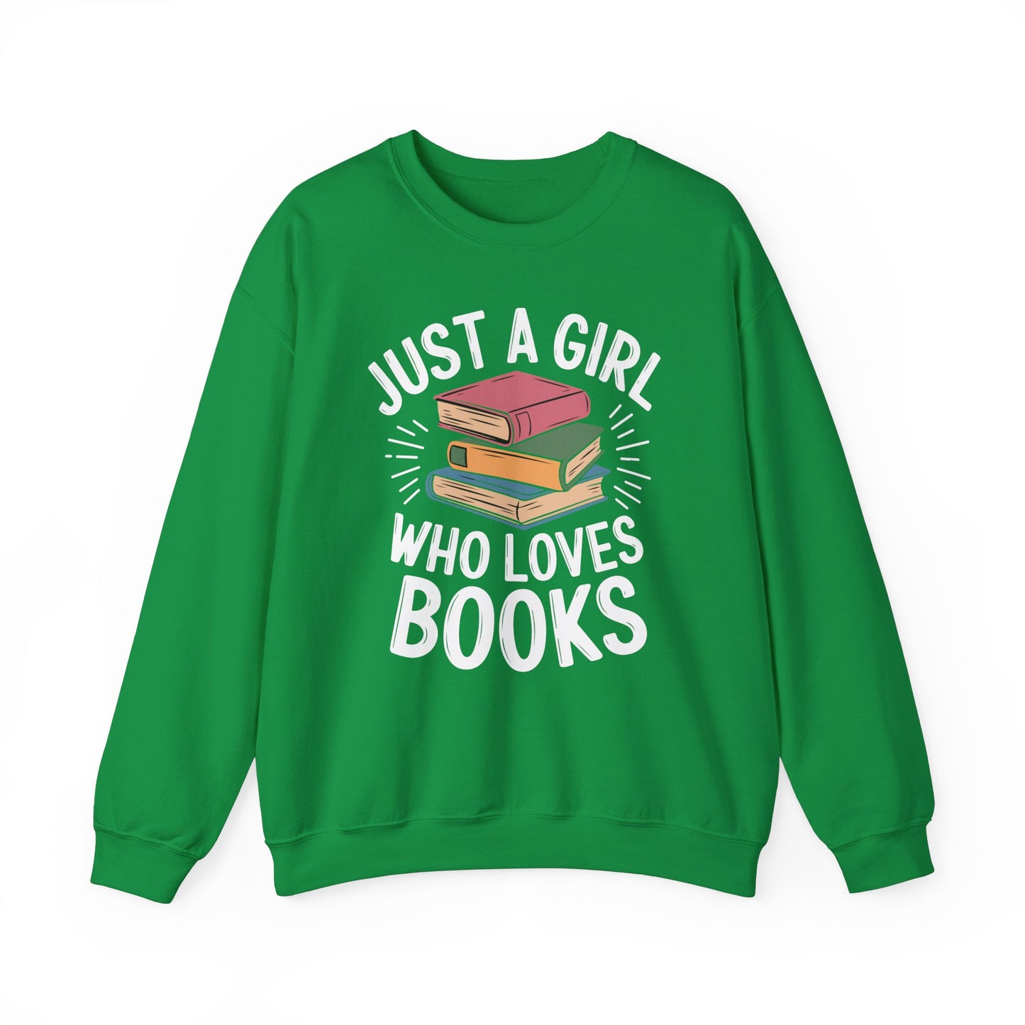 Just a Girl Who Loves Unisex Heavy Blend™ Crewneck Sweatshirt - S - 5X
