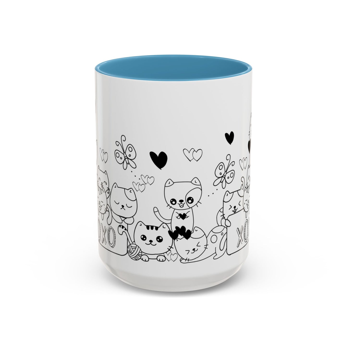 Coffee Mug - Valentine's Day Cat Love Mug for Cat Lovers
