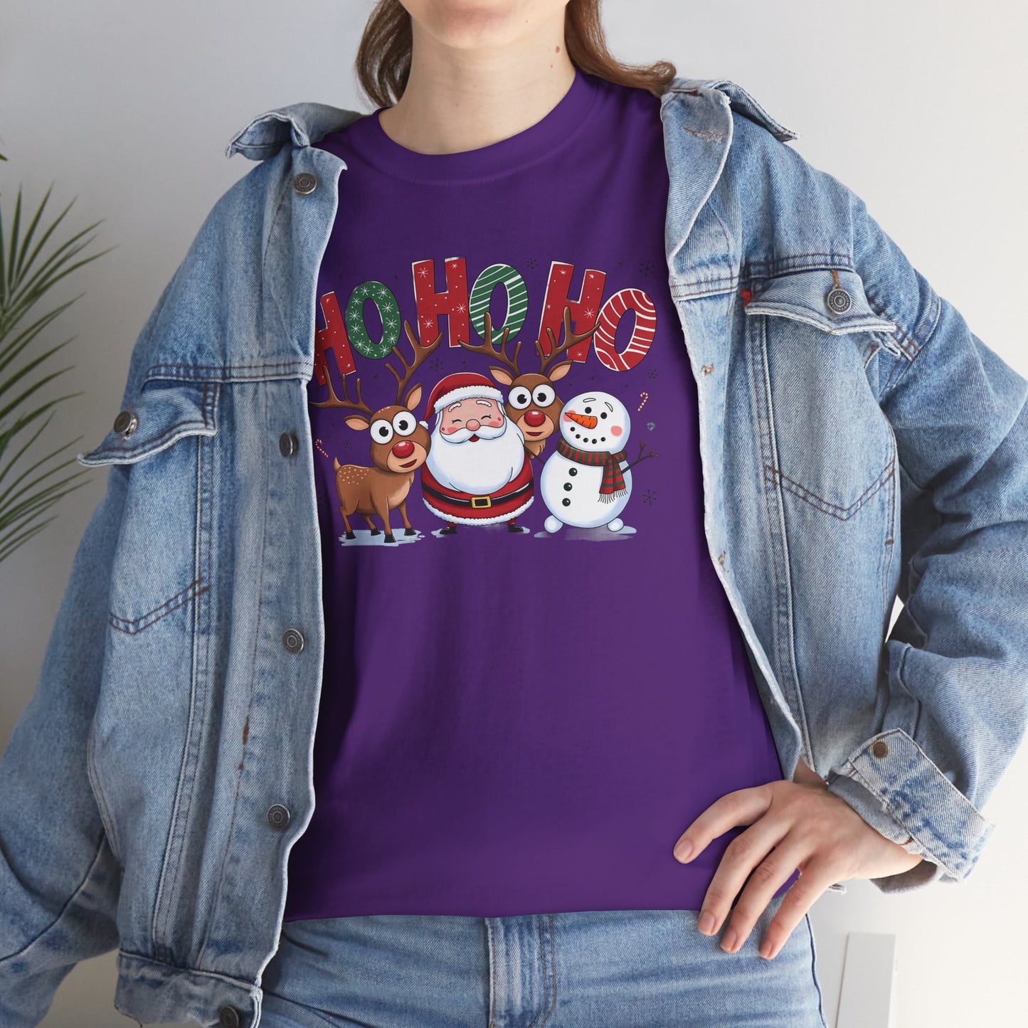 HoHoHo Unisex Heavy Cotton Tee - sizes S - 5X