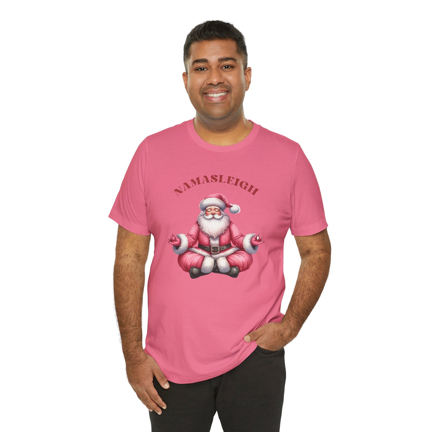 Namasleigh Santa Unisex Jersey Short Sleeve Tee - size S - 3X