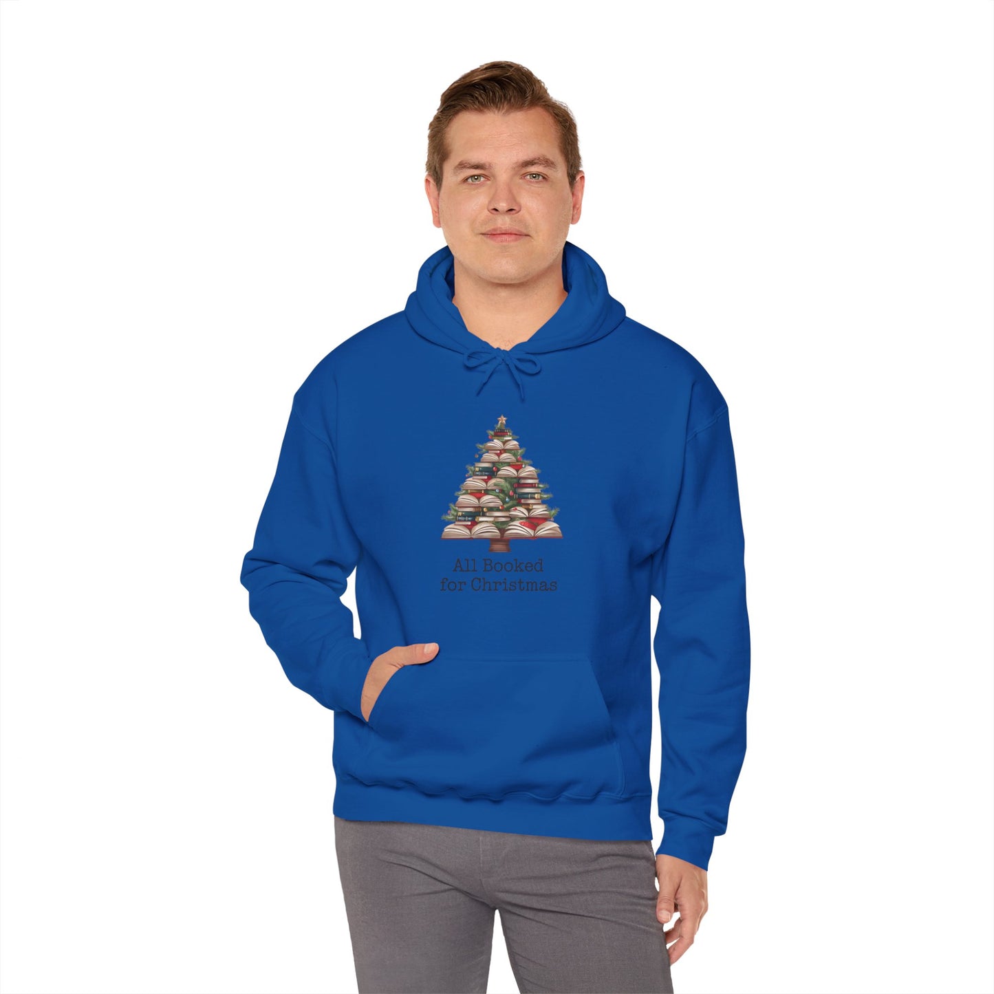 All Booked for Christmas Unisex Heavy Blend™ Hooded Sweatshirt - sizes S - 3X