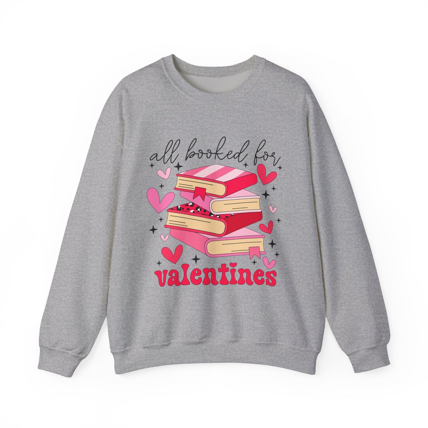 Book Lover Valentine's Day Unisex Sweatshirt - sizes S - 5X