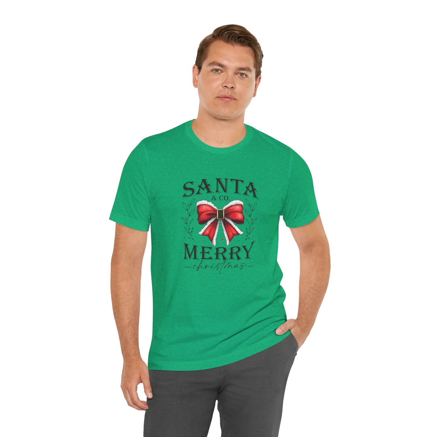 Santa and Co Merry Christmas Unisex Jersey Short Sleeve Tee - sizes S - 3X