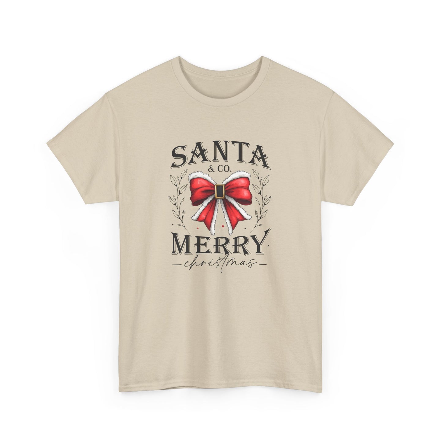 Santa and Company Merry Christmas Unisex Heavy Cotton Tee - sizes S - 5X