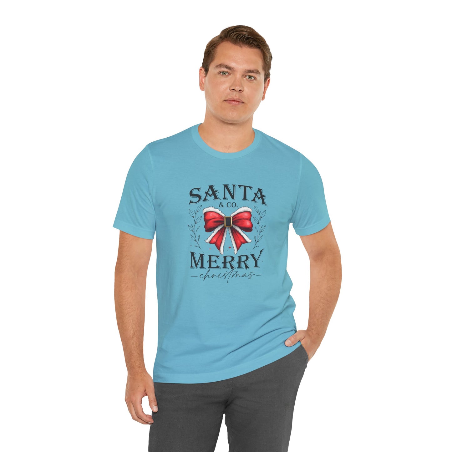 Santa and Co Merry Christmas Unisex Jersey Short Sleeve Tee - sizes S - 3X