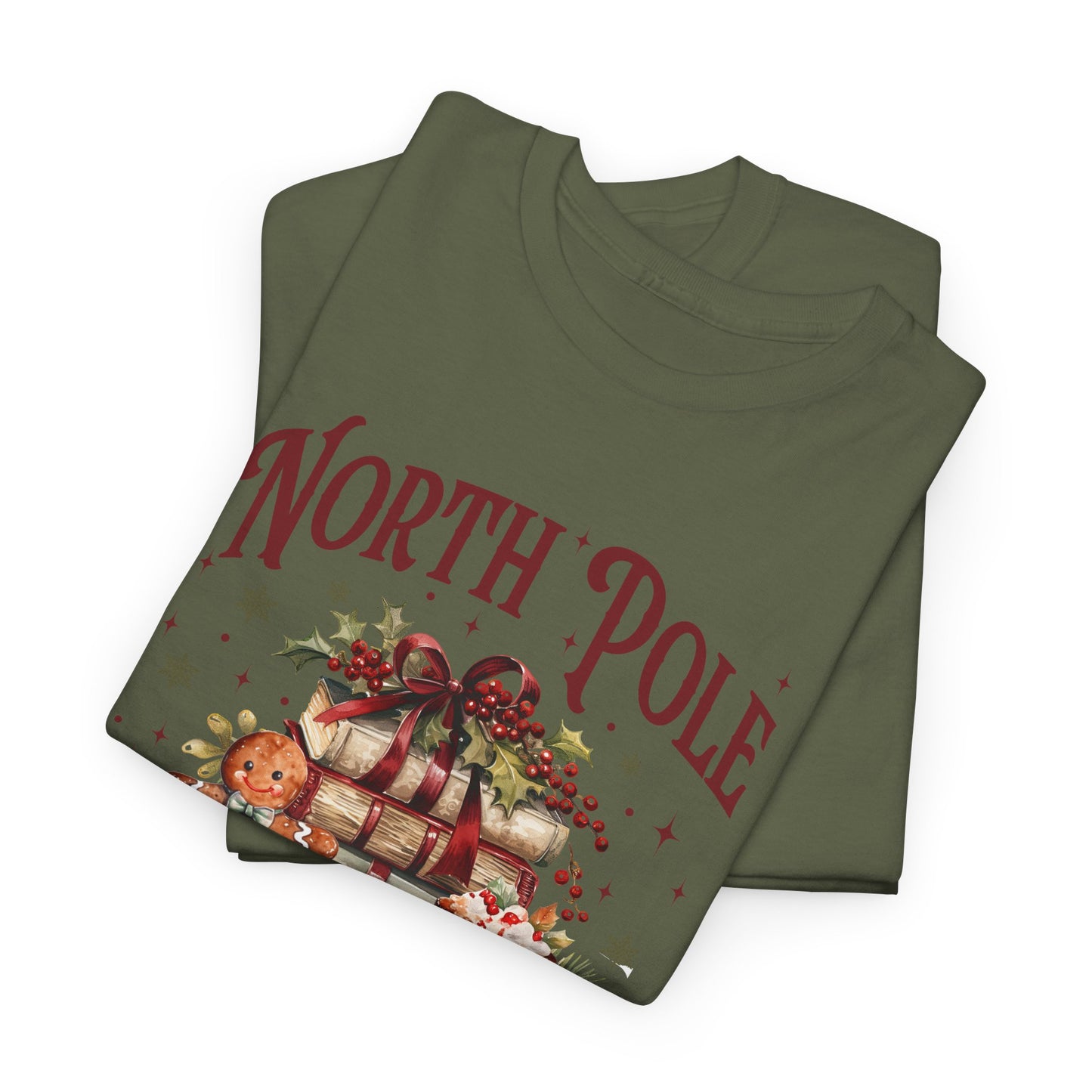 North Pole Book Club Unisex Heavy Cotton Tee - sizes S - 3X