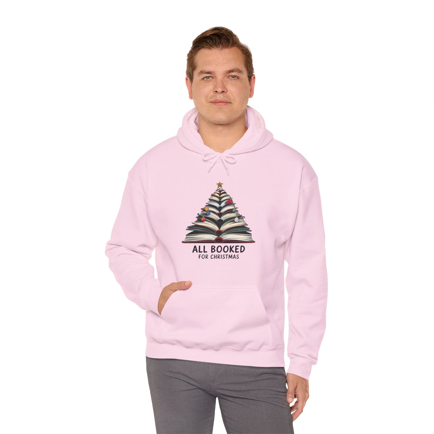 All Booked for Christmas Unisex Heavy Blend™ Hooded Sweatshirt - size S - 3X