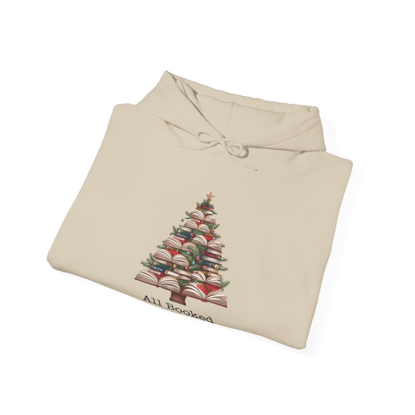 All Booked for Christmas Unisex Heavy Blend™ Hooded Sweatshirt - sizes S - 3X