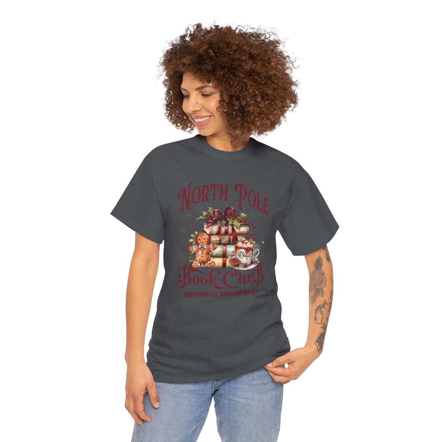 North Pole Book Club Unisex Heavy Cotton Tee - sizes S - 3X