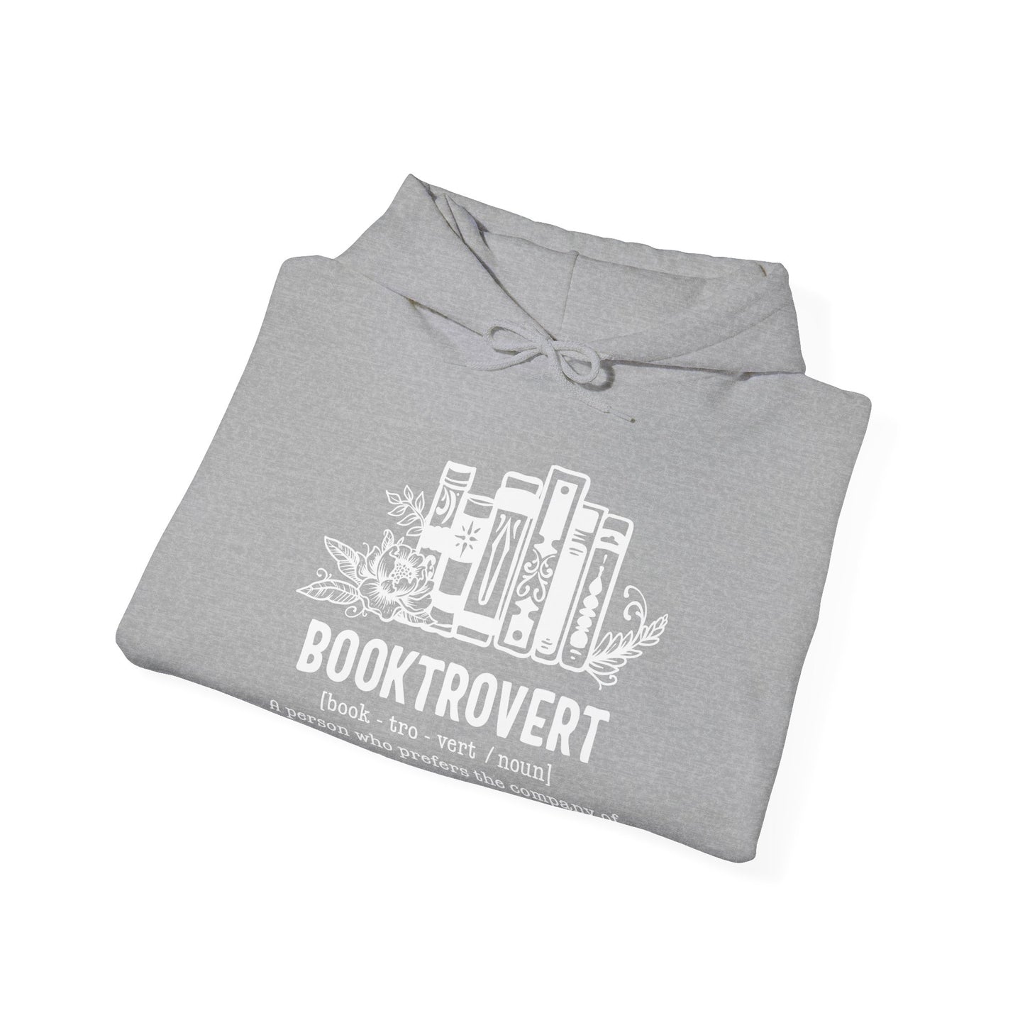 Booktrovert Hooded Sweatshirt - Funny Book Lover Gift - Warm & Cozy