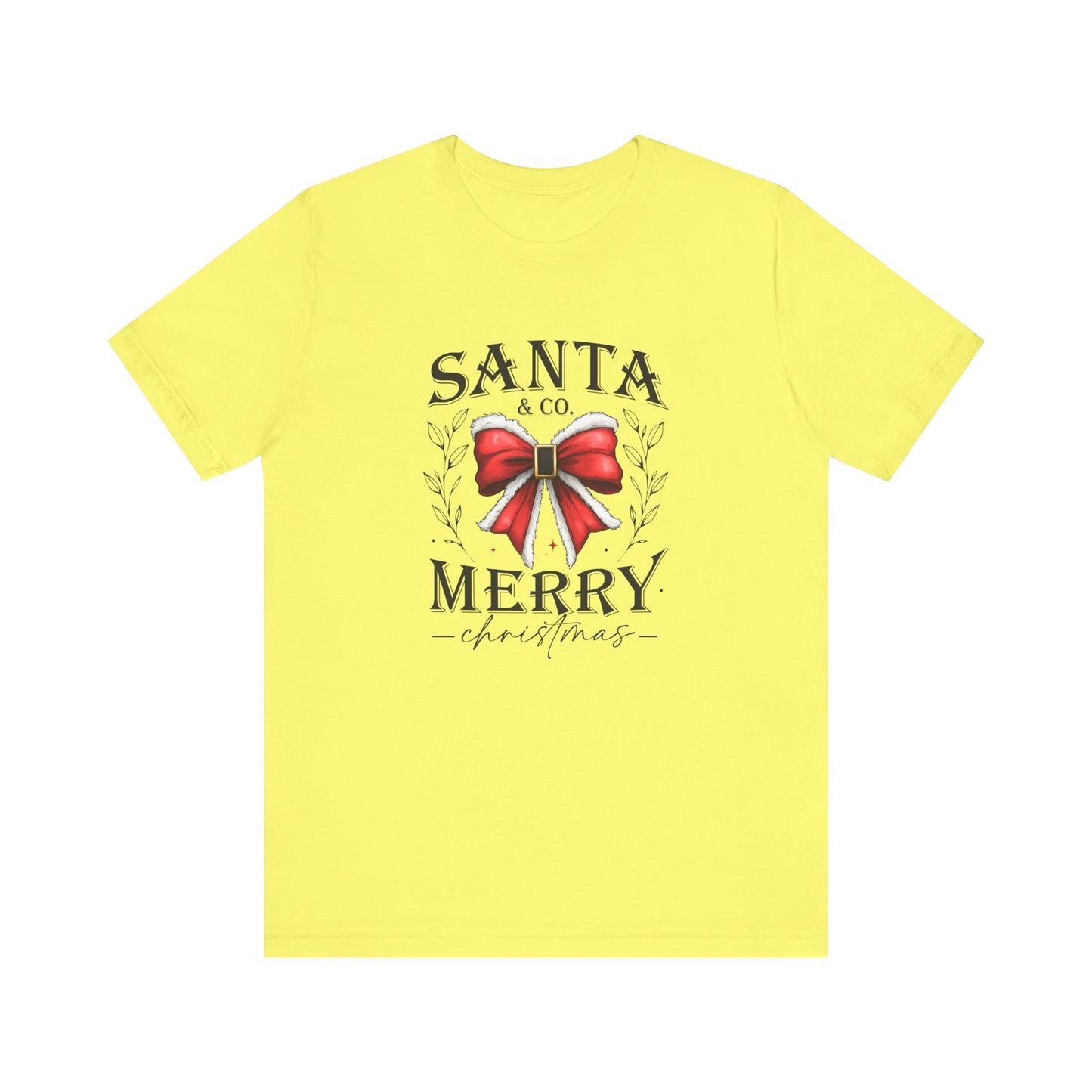 Santa and Co Merry Christmas Unisex Jersey Short Sleeve Tee - sizes S - 5X