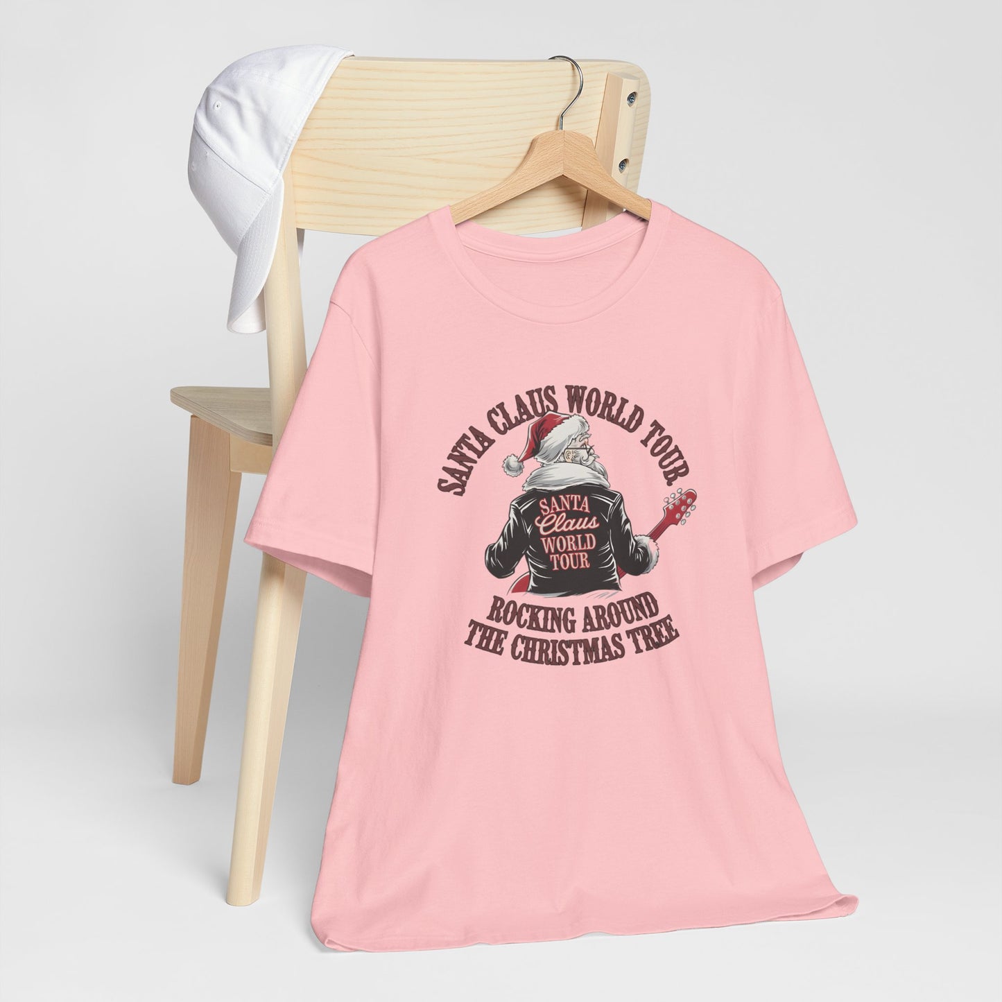 Santa Claus World Tour Tee - Festive Christmas Unisex Jersey Short SleeveT-Shirt - sizes S-3X