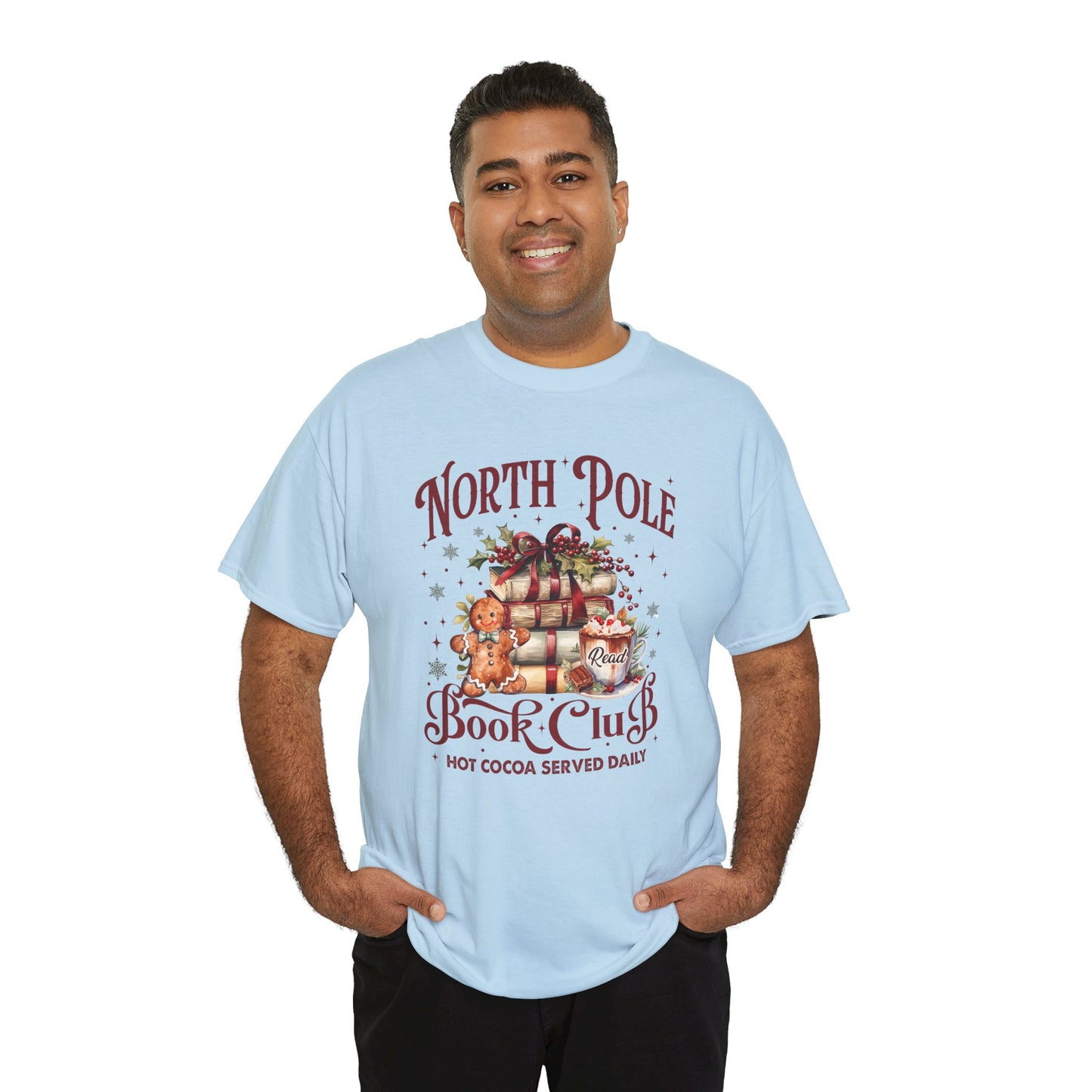 North Pole Book Club Unisex Heavy Cotton Tee - sizes S - 3X