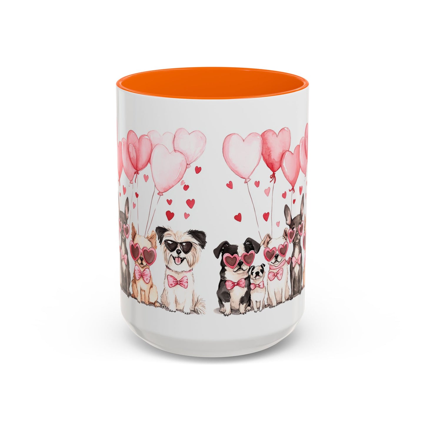 Puppy Love Valentine's Day Coffee Mug (11, 15oz) version 2