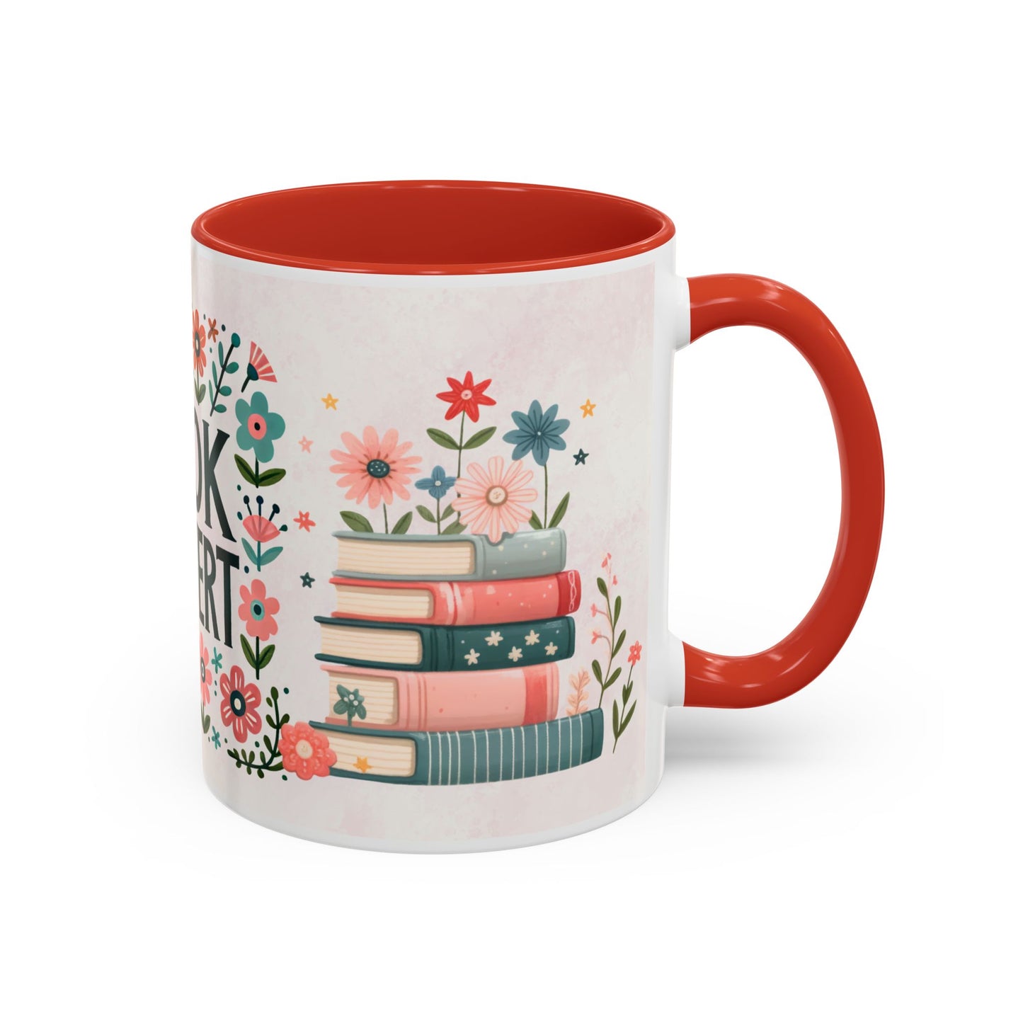 Mug - Booktrovert Pretty Floral Ceramic Coffee Mug (11oz, 15oz)