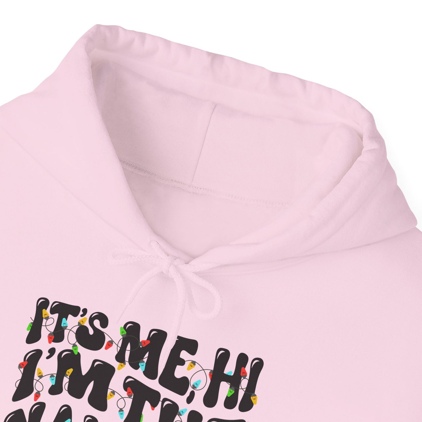 It's me, Hi, I'm the Naughty One Christmas Unisex Hoodie - Holiday Fun Cozy Sweatshirt - size X-5X