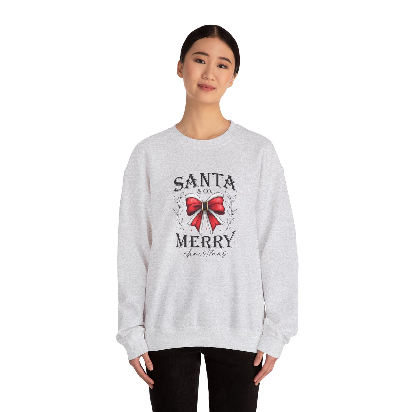 Santa and Co Merry Christmas Unisex Heavy Blend™ Crewneck Sweatshirt - sizes S - 3X