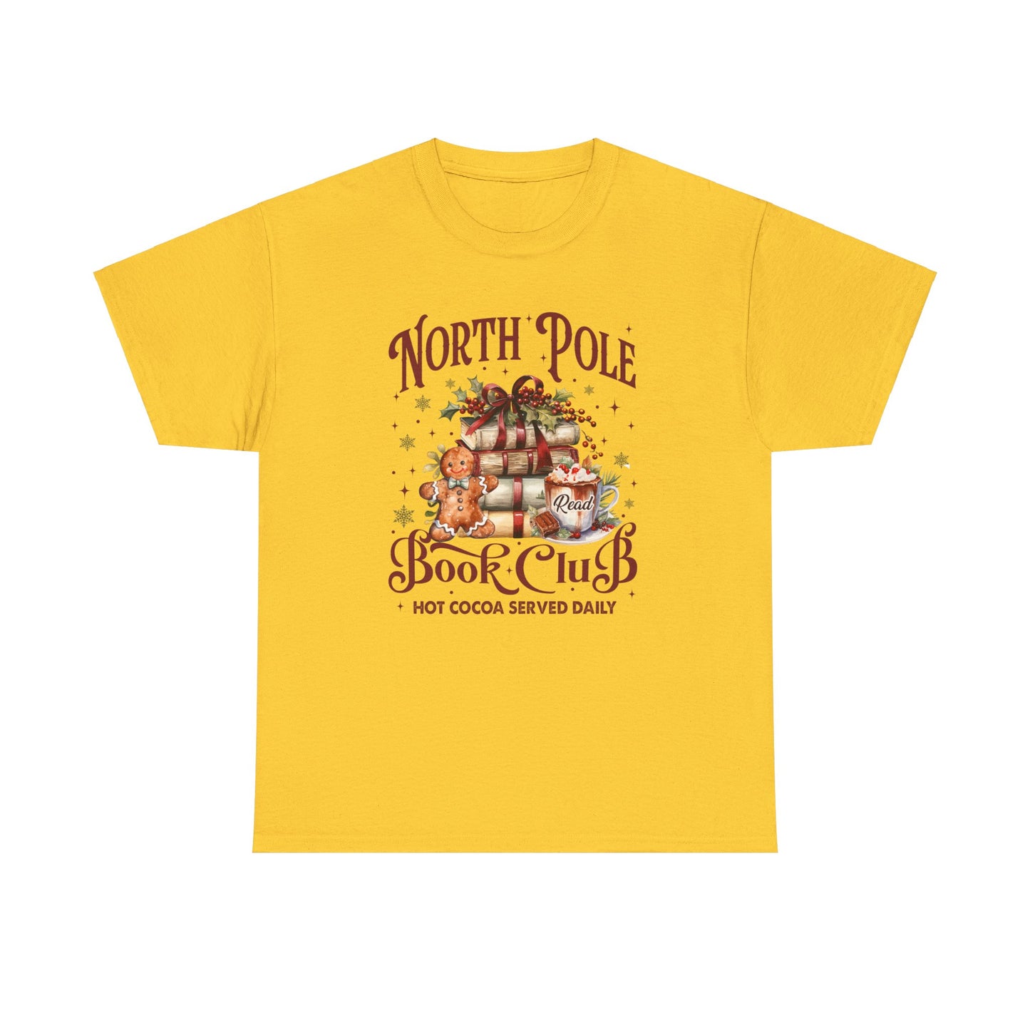 North Pole Book Club Unisex Heavy Cotton Tee - sizes S - 3X