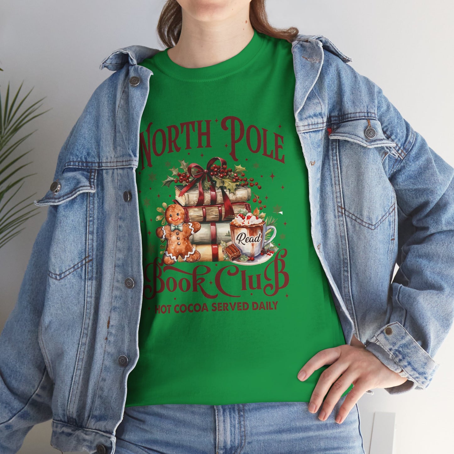 North Pole Book Club Unisex Heavy Cotton Tee - sizes S - 3X