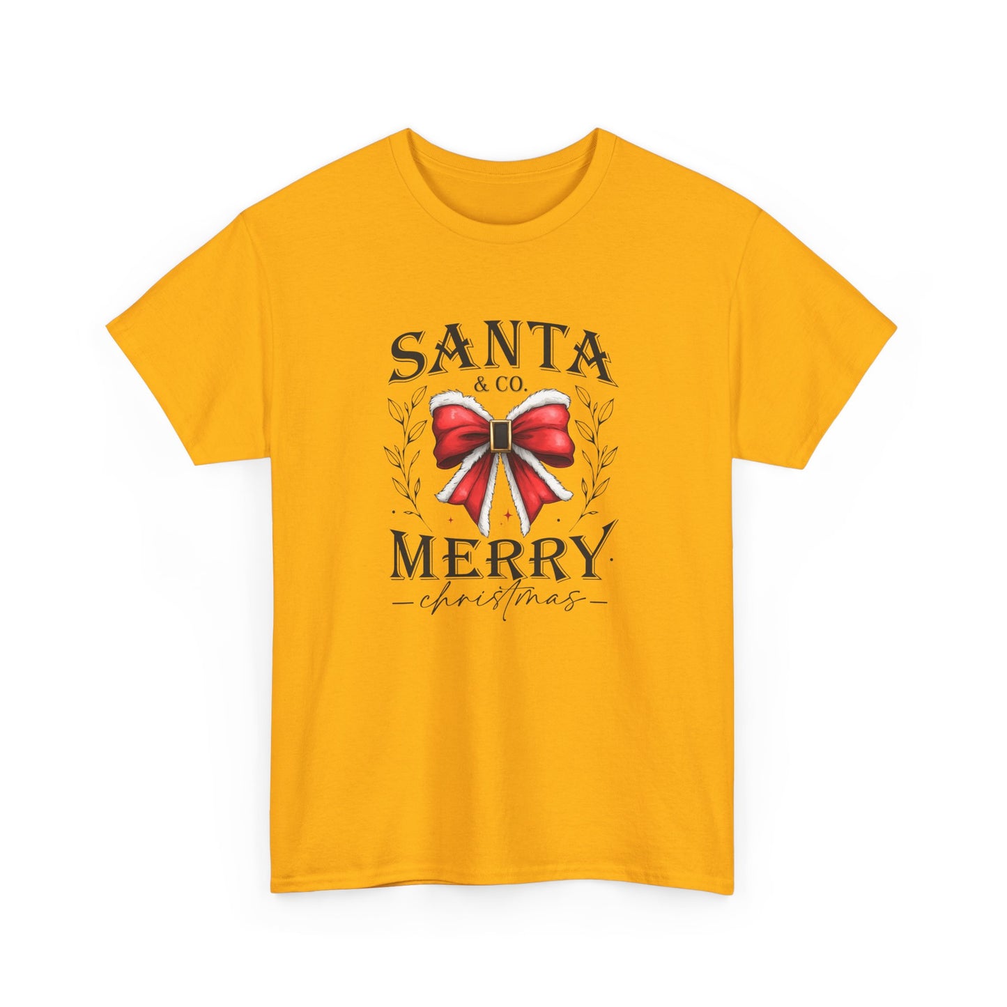 Santa and Company Merry Christmas Unisex Heavy Cotton Tee - sizes S - 5X