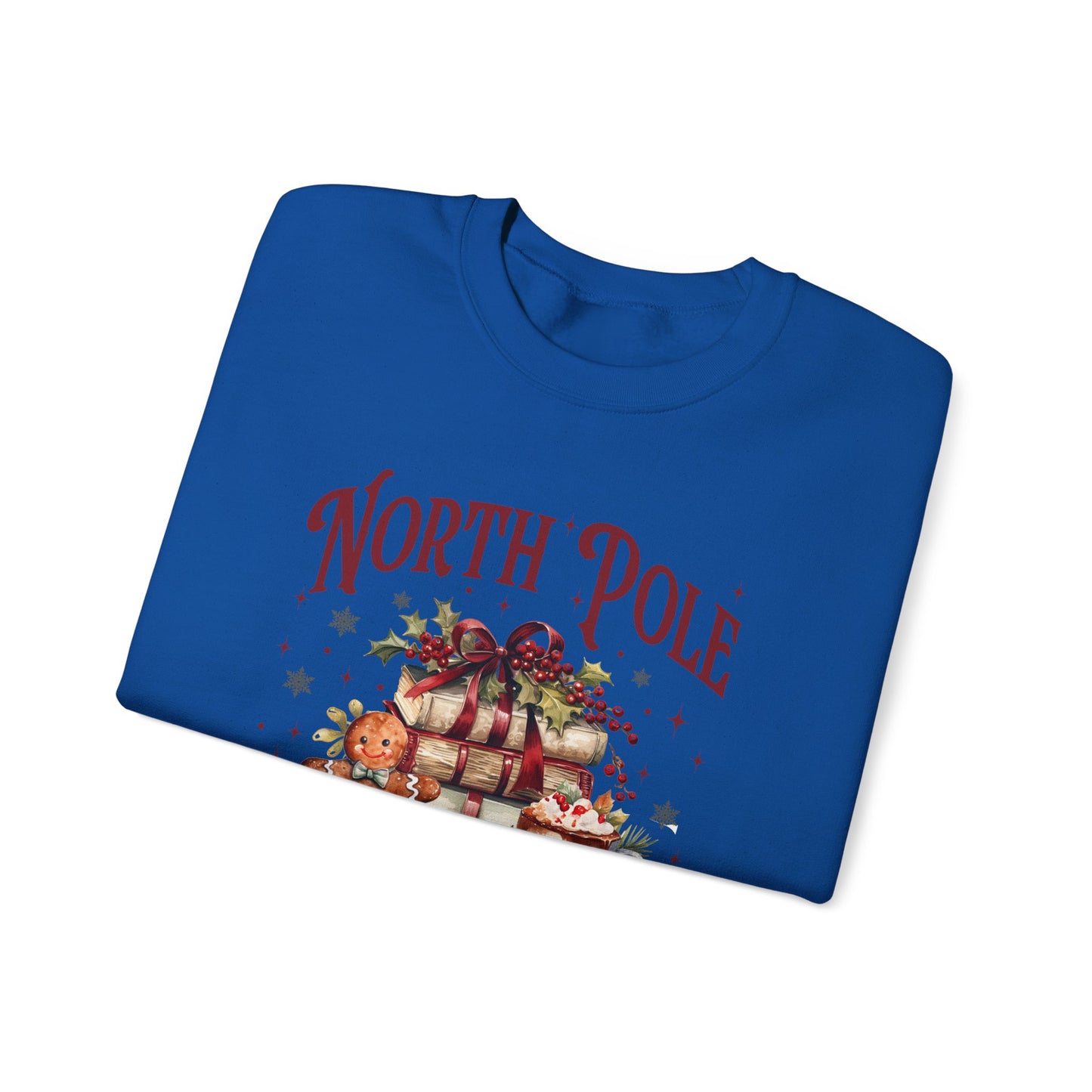 North Pole Book Club Unisex Heavy Blend™ Crewneck Sweatshirt - size S - 3X