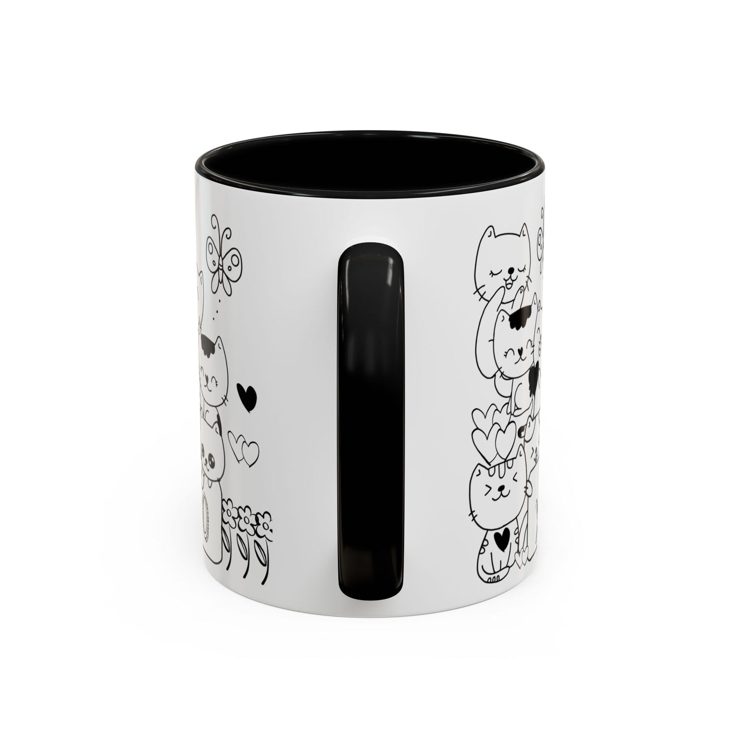 Coffee Mug - Valentine's Day Cat Love Mug for Cat Lovers