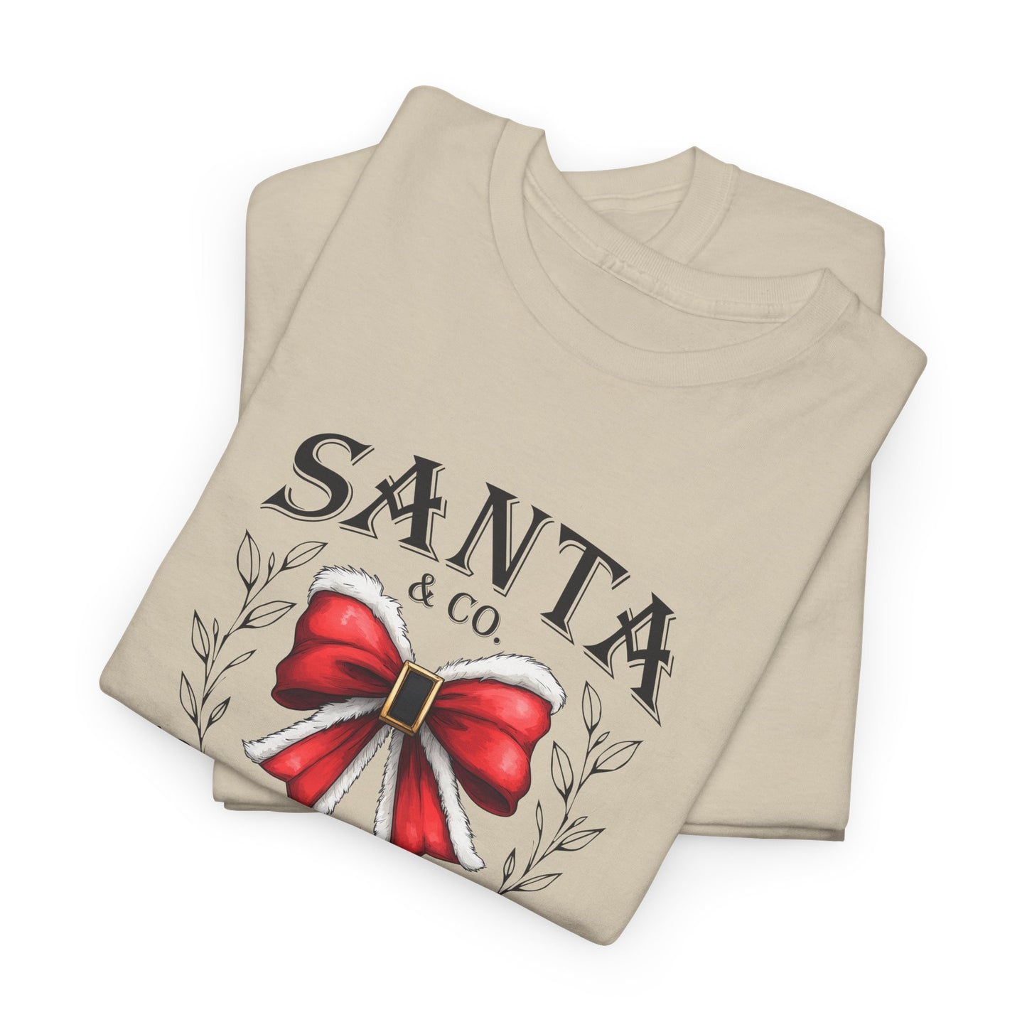 Santa and Company Merry Christmas Unisex Heavy Cotton Tee - sizes S - 5X