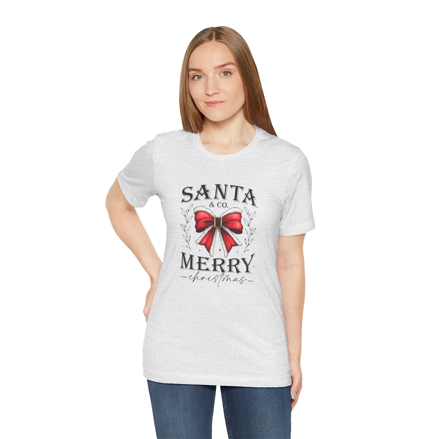 Santa and Co Merry Christmas Unisex Jersey Short Sleeve Tee - sizes S - 5X