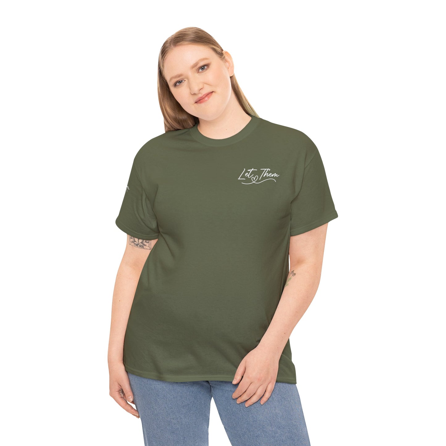 Let Them Unisex Heavy Cotton Tee