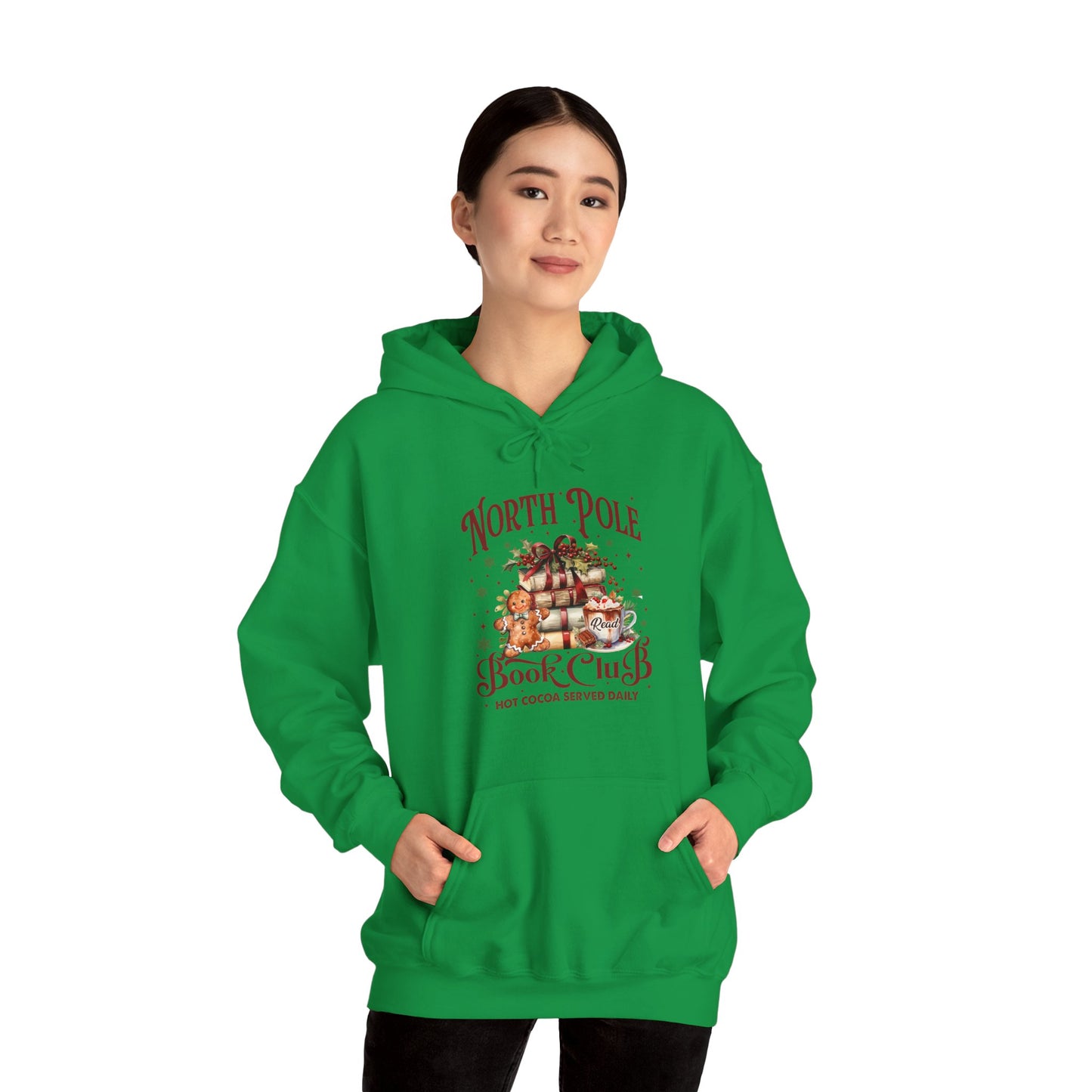 North Pole Book Club Unisex Heavy Blend™ Hooded Sweatshirt - sizes S - 5X