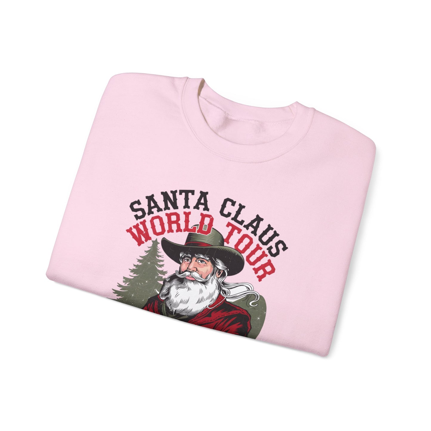 Santa Claus World Tour Unisex Heavy Blend™ Crewneck Sweatshirt - sizes S - 3X - Rocking around the Christmas Tree