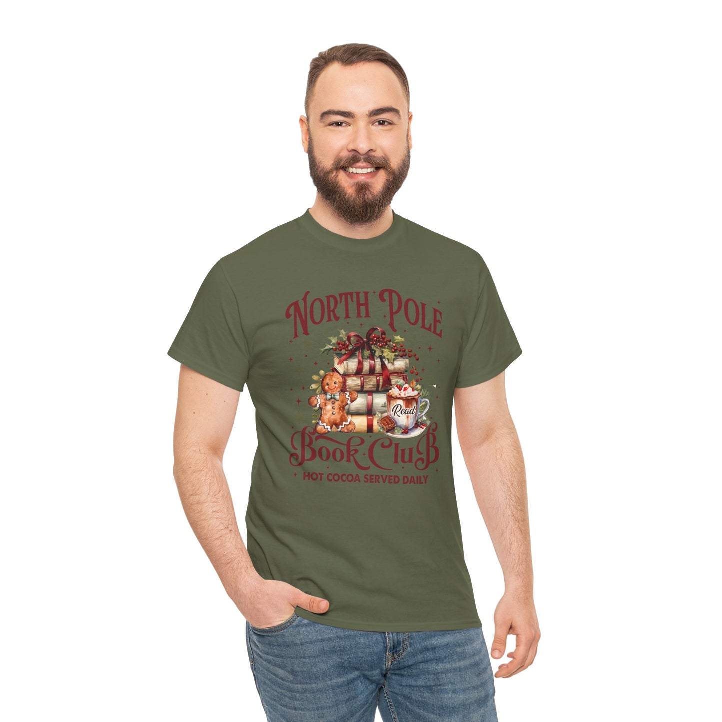 North Pole Book Club Unisex Heavy Cotton Tee - sizes S - 3X