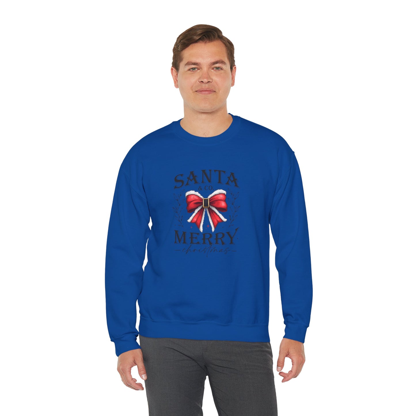 Santa and Co Merry Christmas Unisex Heavy Blend™ Crewneck Sweatshirt - sizes S - 3X