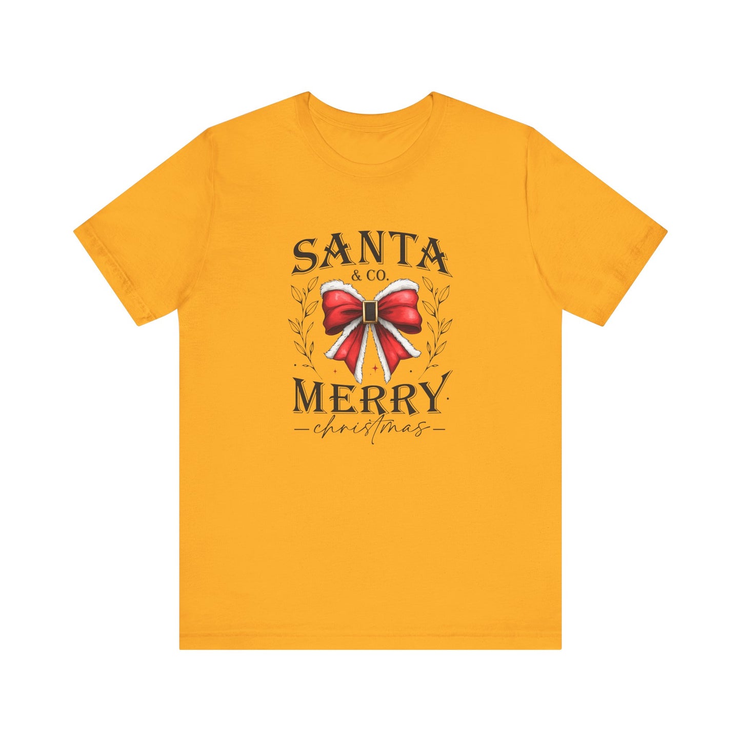Santa and Co Merry Christmas Unisex Jersey Short Sleeve Tee - sizes S - 3X