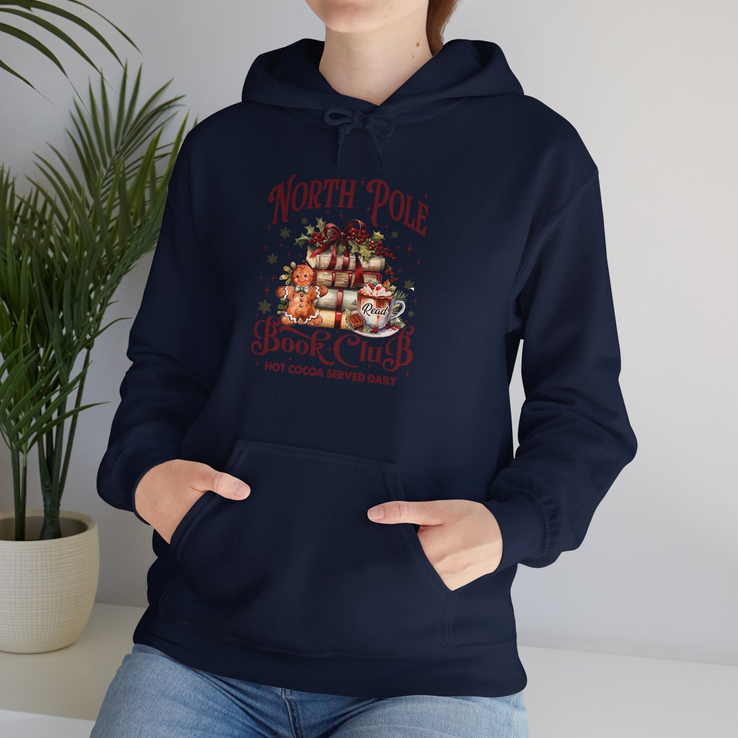 North Pole Book Club Unisex Heavy Blend™ Hooded Sweatshirt - sizes S - 5X