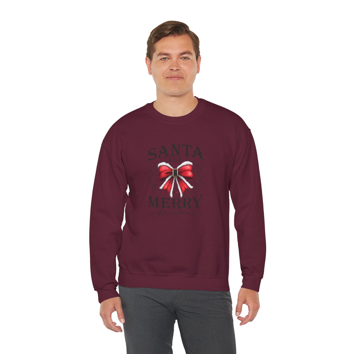 Santa and Co Merry Christmas Unisex Heavy Blend™ Crewneck Sweatshirt - sizes S - 3X