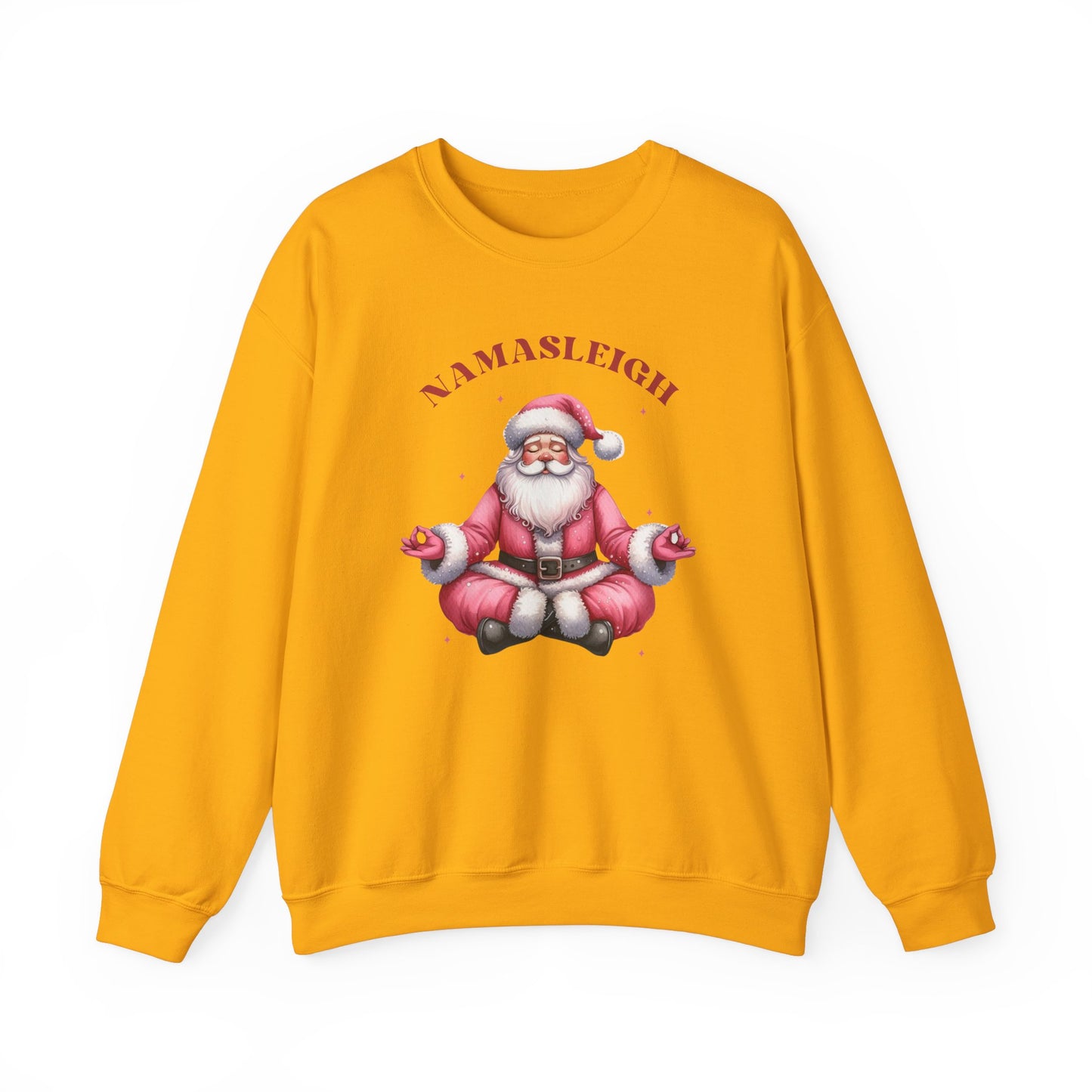 Santa Namasleigh Unisex Heavy Blend™ Crewneck Sweatshirt - size S - 3X