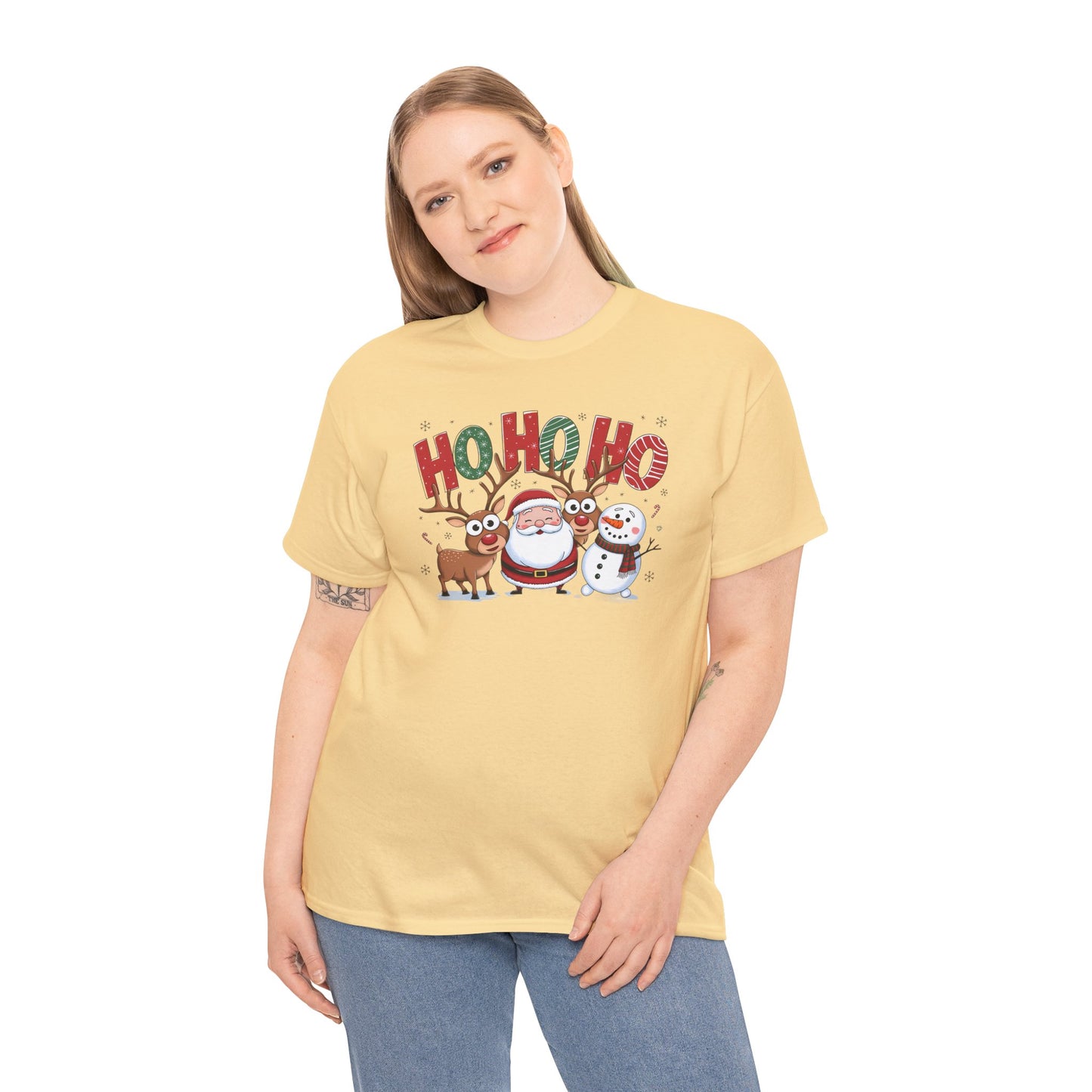HoHoHo Unisex Heavy Cotton Tee - sizes S - 5X