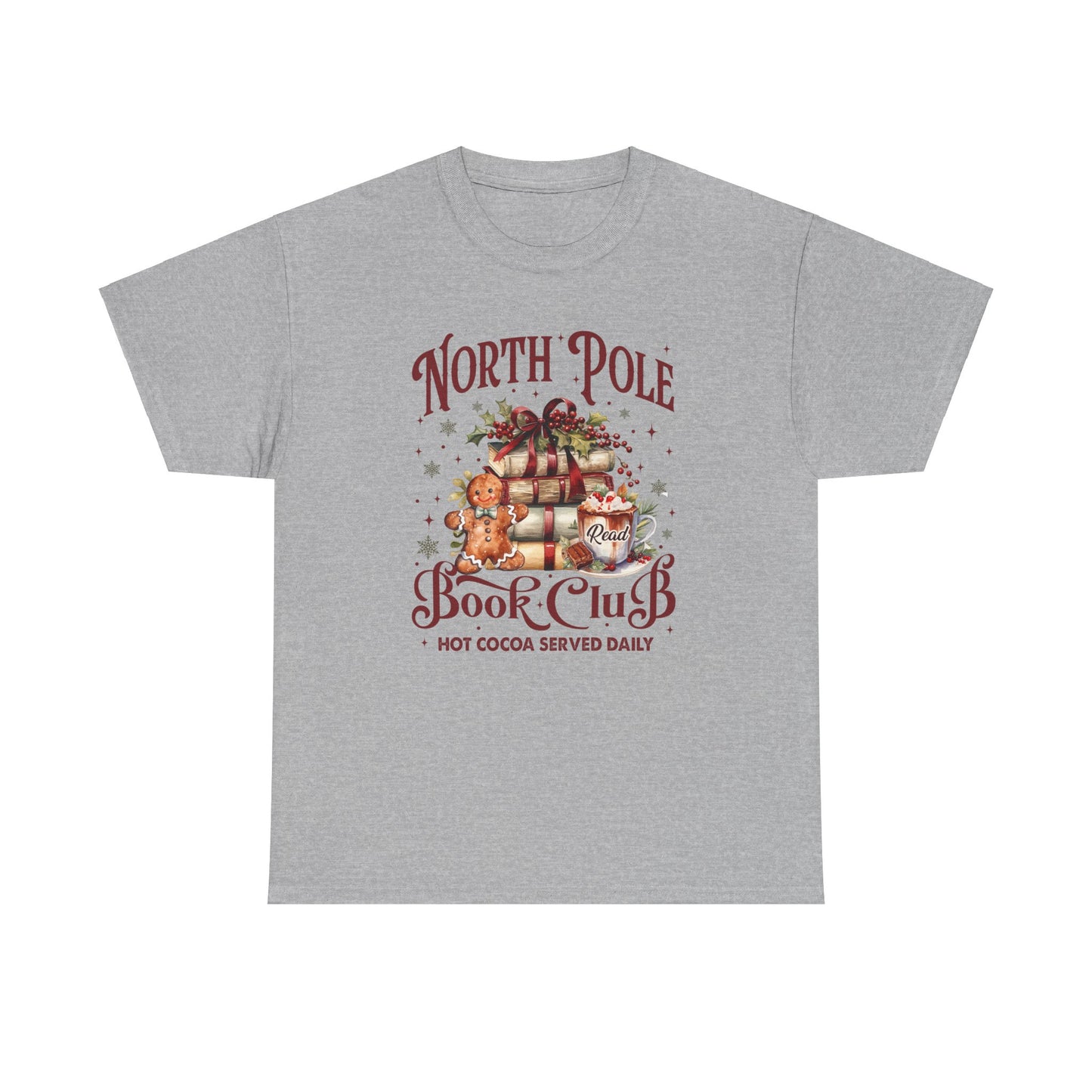 North Pole Book Club Unisex Heavy Cotton Tee - sizes S - 3X