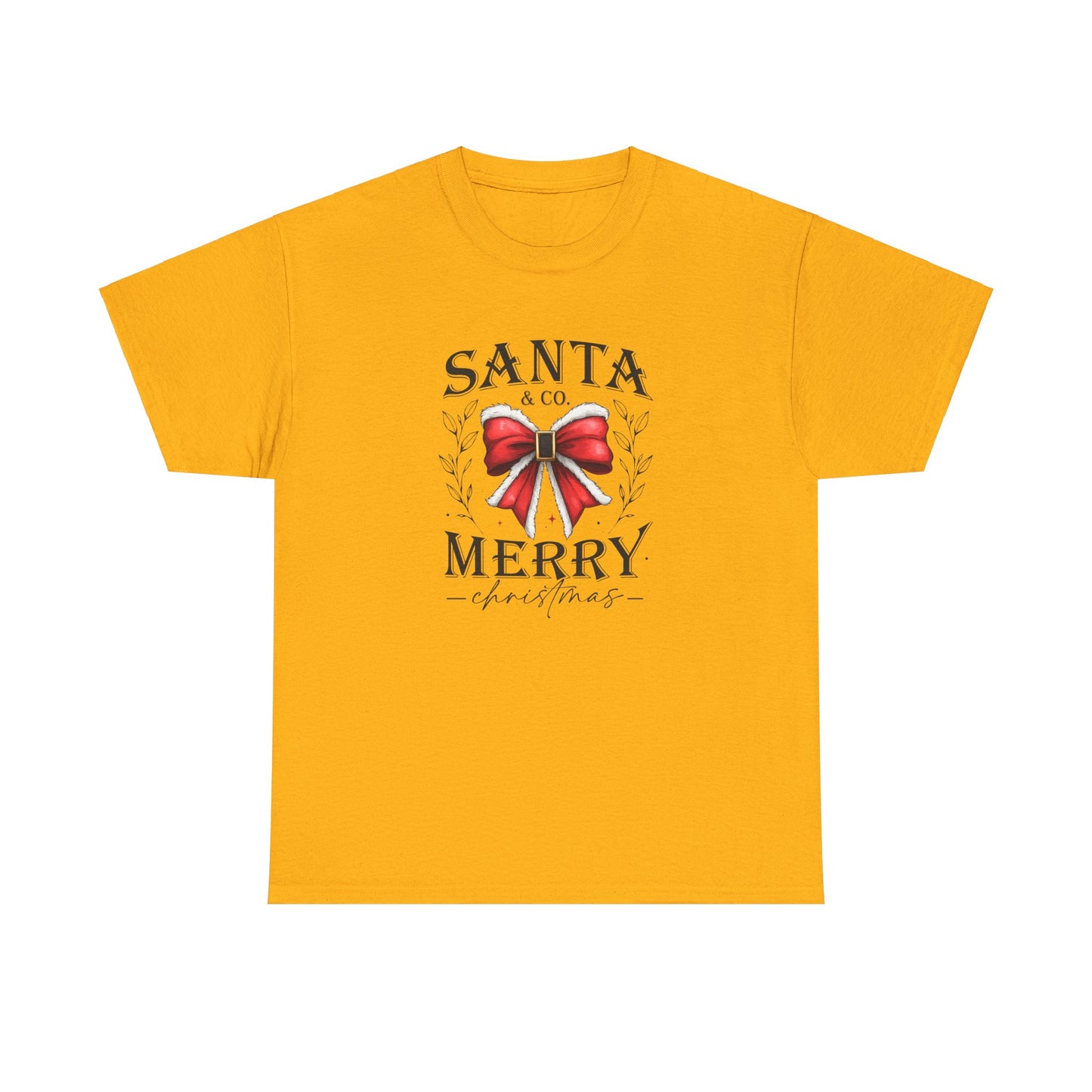 Santa and Company Merry Christmas Unisex Heavy Cotton Tee - sizes S - 5X