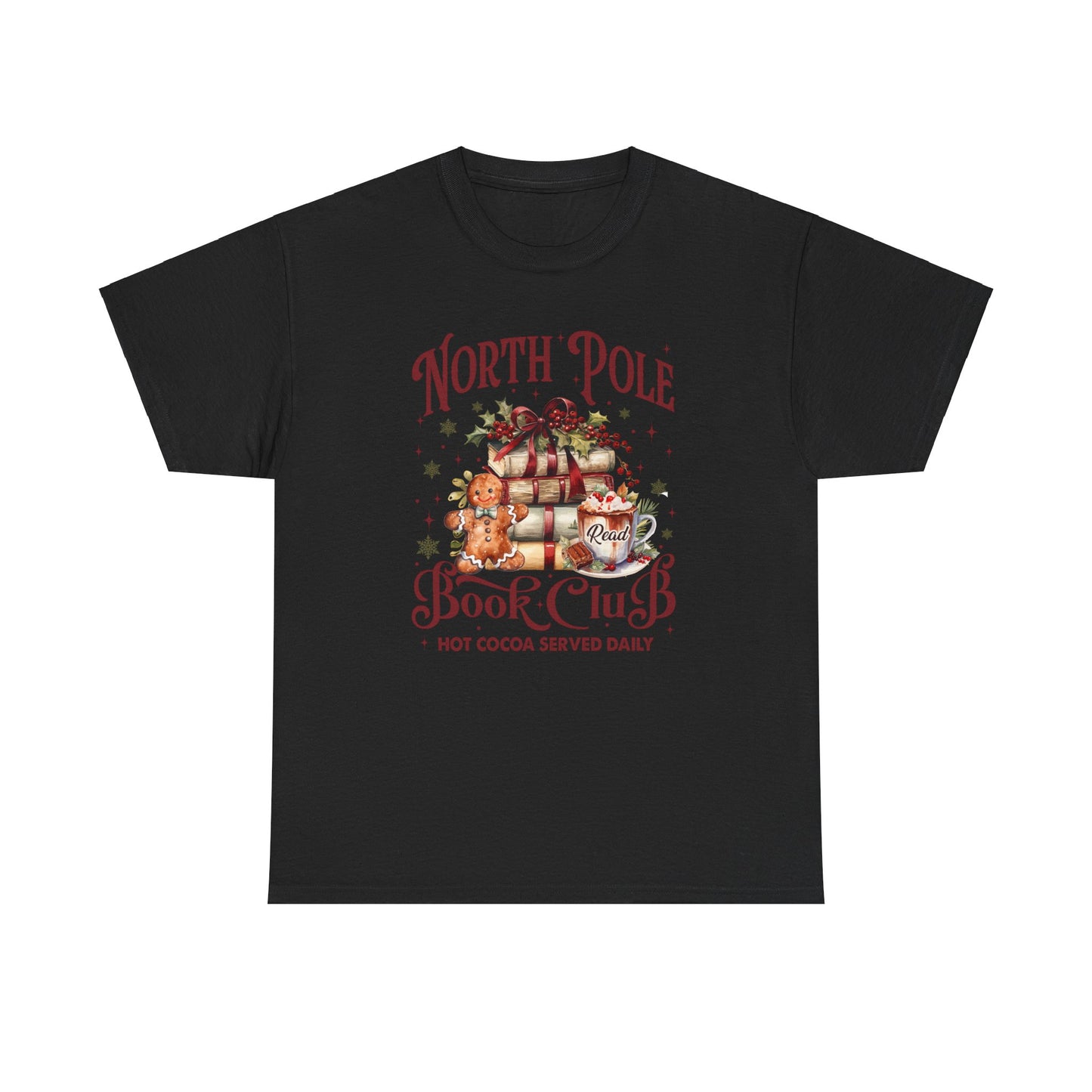 North Pole Book Club Unisex Heavy Cotton Tee - sizes S - 3X