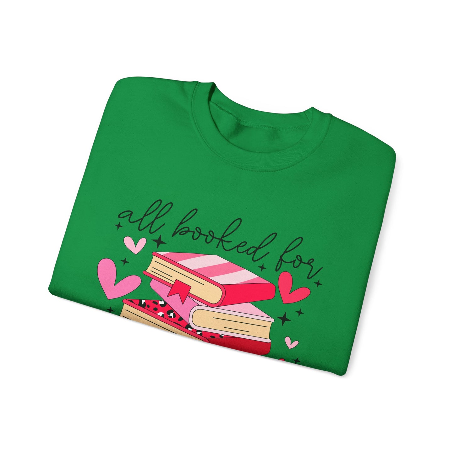Book Lover Valentine's Day Unisex Sweatshirt - sizes S - 5X