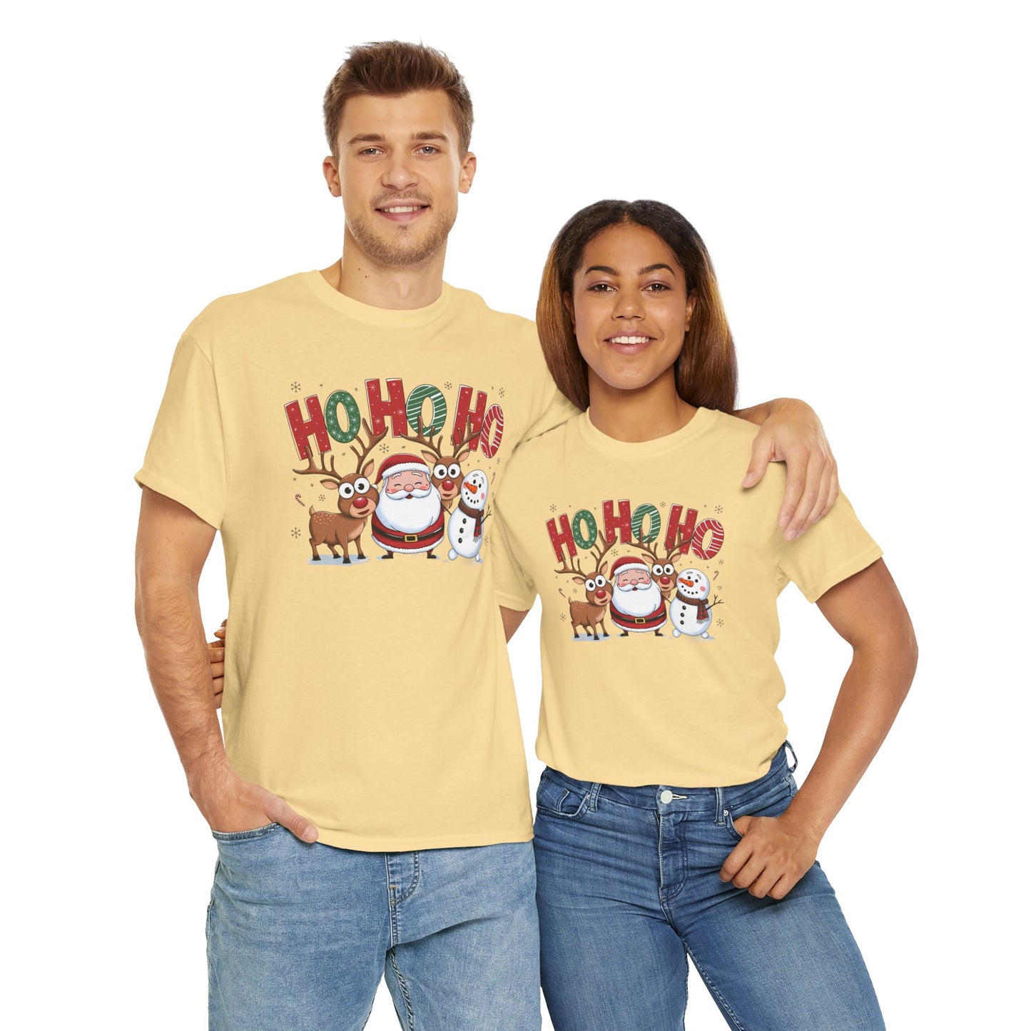 HoHoHo Unisex Heavy Cotton Tee - sizes S - 5X